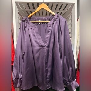 Elegant Purple Women's Top